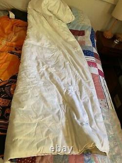 Vintage Handmade Quilt Comforter Plush Crafter Mennonite Nice Clean 64x72