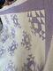 Vintage Handmade Quilt Crown Of Thorns Purple Patchwork Wedding Ring