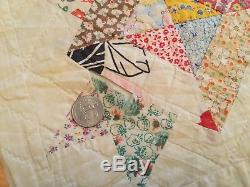 Vintage Handmade Quilt Royal Star