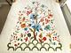 Vintage Handmade Quilt With Tree Of Life Motif Extensive Appliqué Yy910