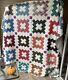 Vintage Handstitched Quilt 92 X 78- As Is