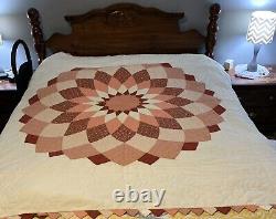 Vintage Homemade Quilt 74x 74