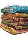 Vintage Kantha Bedspread Indian Handmade Quilt Throw Cotton Blanket Twin 85x55