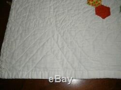 Vintage Patch Floral Quilt Handmade 84 x 60 Made in Amish Country PA BEAUTIFUL