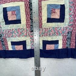 Vintage Queen Arch Quilts & Sham Elmsford NY Original Handmade Hand Sewn 82X66