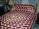 Vintage Queen/full Hand Made Brick Quilt 85x99
