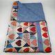 Vintage Quilt Hearts Handmade Cupid Game Board 88 X 68
