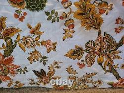 Vintage Springmaid 70's Floral Quilted Queen Bedspread