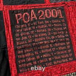 Vintage T-Shirt Memory Quilt Mario, Marilyn Manson, WWE, OzzFest, POA 2001