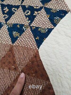 Vintage gorgeous Quilt hand Quilted quilt patchwork large size item672