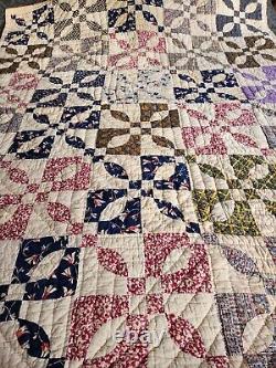 Vintage hand pieced quilts