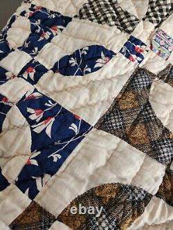 Vintage hand pieced quilts