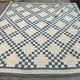 Vintage Hand Sewn Patchwork Signed Quilt By Sara Little, Blanket, As Is