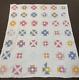 Vintage Patchwork Quilt Quilt 82x68 Hand Quilted