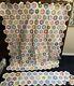Ww2 Vintage Grandmothers Quilt W Pillow Coverlet Museum Qlty Hand Made Signed Nr