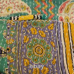Wholesale Indian Handmade Quilt Vintage Kantha Bedspread Throw Cotton Blanket